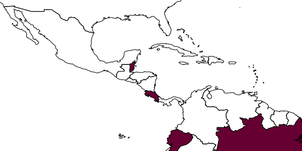 map of Dryinus snellingi     Olmi, 1986